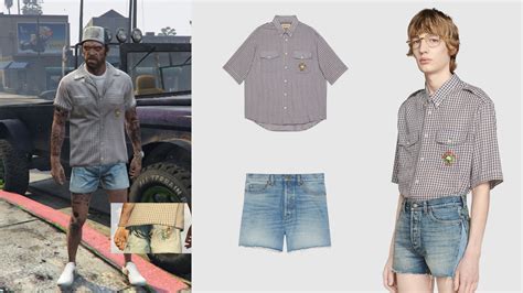 clothes for trevor gucci mod|Gucci Shirt & Shorts Pack for Trevor .